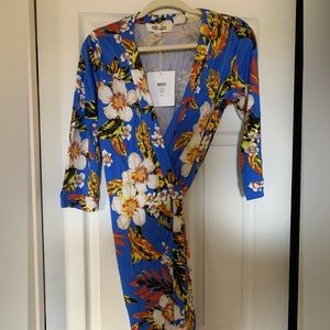 DVF Julian Mini Wrap Dress